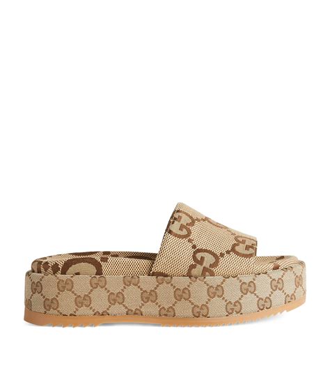 gucci ladies flat sandals|gucci sandals original.